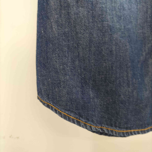 アヴィレックス AVIREX バック刺繍 長袖デニムシャツ レディース JPN:M