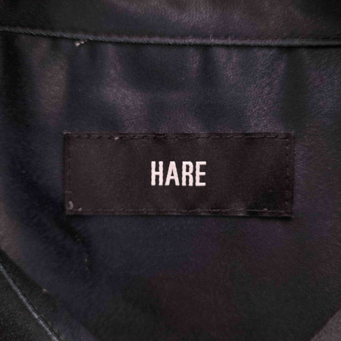 ハレ HARE フロントフラワーハクプリントシャツ メンズ FREE