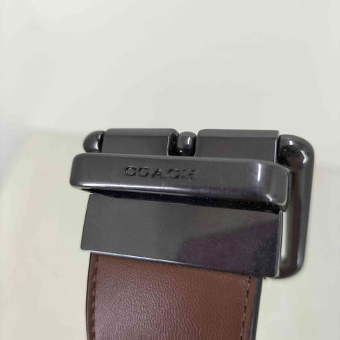 コーチ COACH リバーシブルレザーベルト メンズ