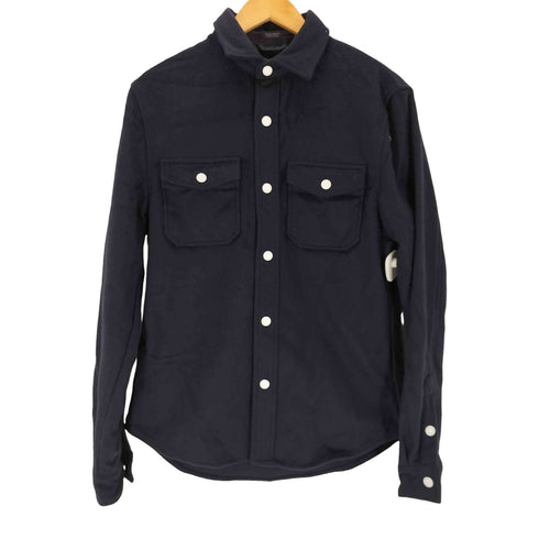 アルマーニエクスチェンジ ARMANI EXCHANGE カシミヤ混 スナップボタンシャツジャケット メンズ import:S