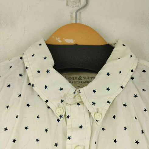 デニムアンドサプライ ラルフローレン DENIM & SUPPLY RALPH LAUREN 星柄 S/S BDシャツ メンズ import:L