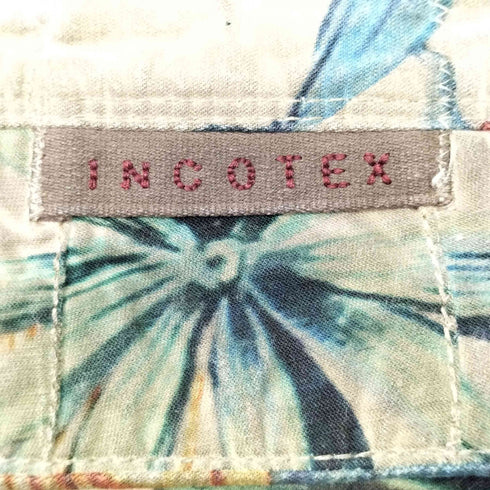 インコテックス INCOTEX ボタニカル柄パンツ レディース 28