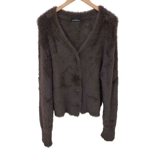 ユナイテッドアローズグリーンレーベルリラクシング UNITED ARROWS green label relaxing シャギー Vネック ニット カーディガン レディース