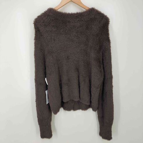 ユナイテッドアローズグリーンレーベルリラクシング UNITED ARROWS green label relaxing シャギー Vネック ニット カーディガン レディース