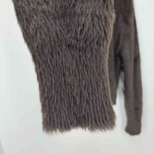 ユナイテッドアローズグリーンレーベルリラクシング UNITED ARROWS green label relaxing シャギー Vネック ニット カーディガン レディース