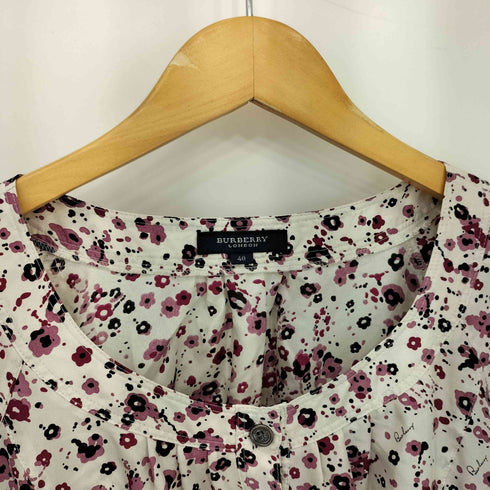 バーバリーロンドン BURBERRY LONDON 花柄シャツワンピース レディース JPN:40