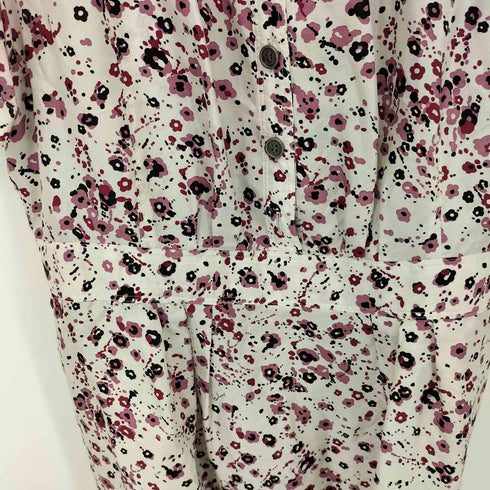 バーバリーロンドン BURBERRY LONDON 花柄シャツワンピース レディース JPN:40