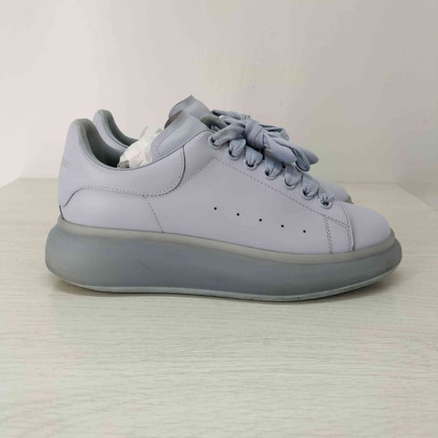 アレキサンダーマックイーン Alexander McQueen CLEAR SOLE LEATHER LOW-TOP SNEAKERS メンズ EUR:39