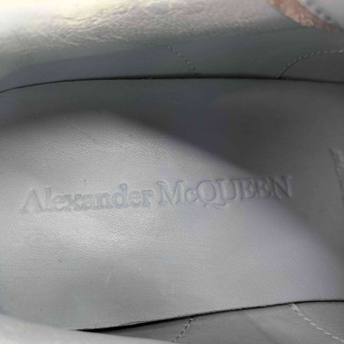アレキサンダーマックイーン Alexander McQueen CLEAR SOLE LEATHER LOW-TOP SNEAKERS メンズ EUR:39