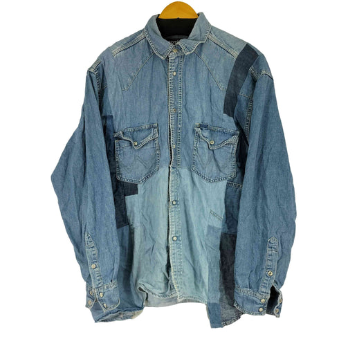 コートメール Cote mer パッチワーク デニムシャツ メンズ