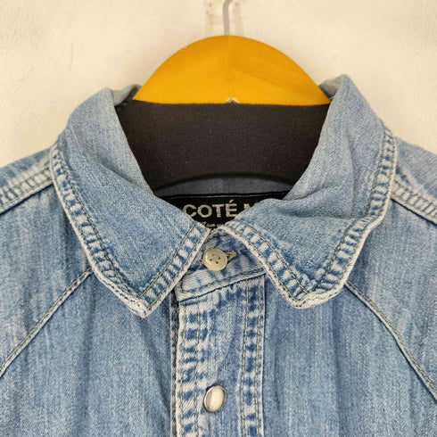 コートメール Cote mer パッチワーク デニムシャツ メンズ