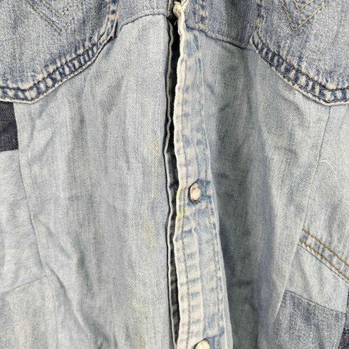 コートメール Cote mer パッチワーク デニムシャツ メンズ