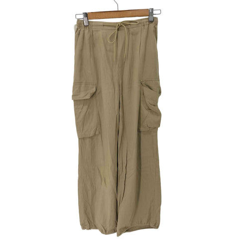 ユナイテッドアローズグリーンレーベルリラクシング UNITED ARROWS green label relaxing BREEZE LINEN カーゴパンツ レディース JPN:36