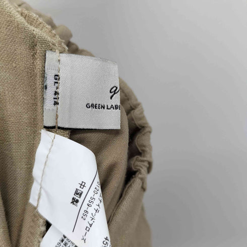 ユナイテッドアローズグリーンレーベルリラクシング UNITED ARROWS green label relaxing BREEZE LINEN カーゴパンツ レディース JPN:36
