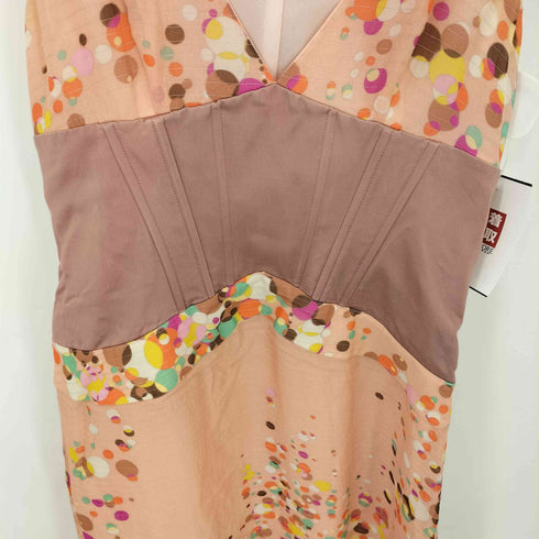 クリスチャンラクロワ Christian Lacroix ノースリーブ総柄ワンピース レディース FR:38
