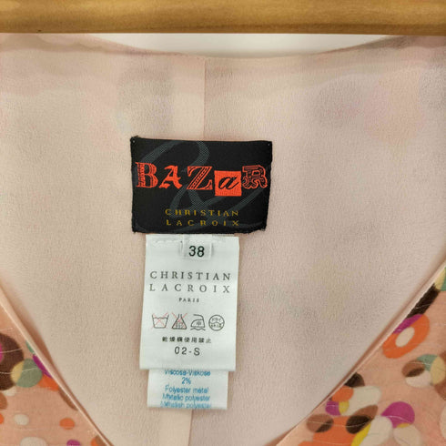 クリスチャンラクロワ Christian Lacroix ノースリーブ総柄ワンピース レディース FR:38