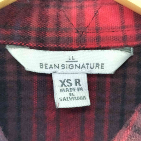 エルエルビーンシグネチャー L.L.Bean SIGNATURE 長袖チェックネルシャツ レディース JPN:XS