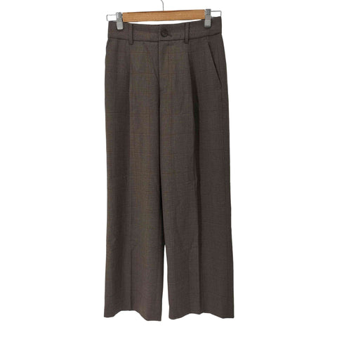 ユナイテッドアローズグリーンレーベルリラクシング UNITED ARROWS green label relaxing キチントボトムス サキソニー ワイド パンツ レディース JPN:38