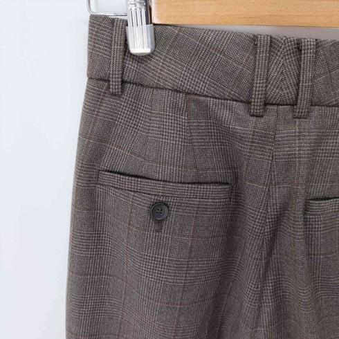 ユナイテッドアローズグリーンレーベルリラクシング UNITED ARROWS green label relaxing キチントボトムス サキソニー ワイド パンツ レディース JPN:38