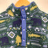 エルエルビーン L.L.Bean 80s-90s 総柄 ハーフボタン スナップT フリースジャケット メンズ