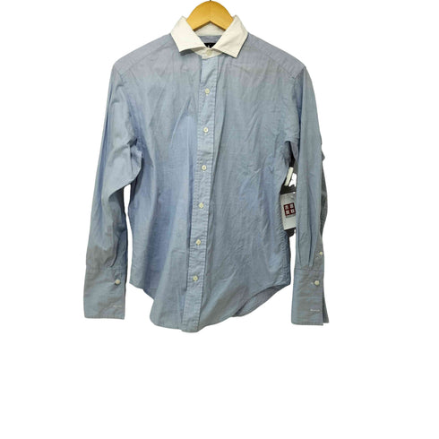 ラルフローレン RALPH LAUREN ポニー無し カフス ワイドカラー L/S シャツ レディース 9