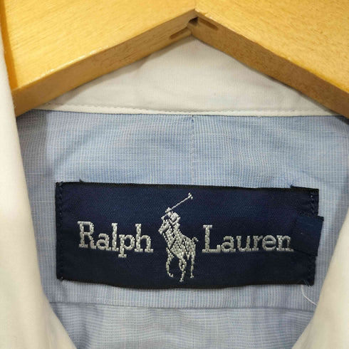 ラルフローレン RALPH LAUREN ポニー無し カフス ワイドカラー L/S シャツ レディース 9