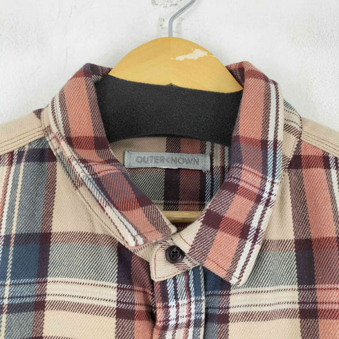 アウターノウン OUTERKNOWN チェック L/S ネルシャツ メンズ JPN:XL
