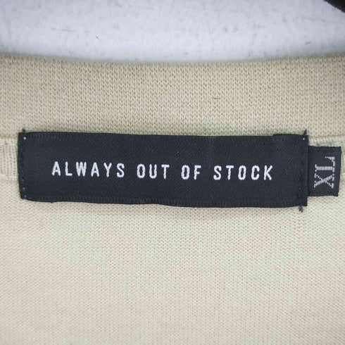 ALWAYS OUT OF STOK 両面プリント L/S Tシャツ メンズ JPN:XL