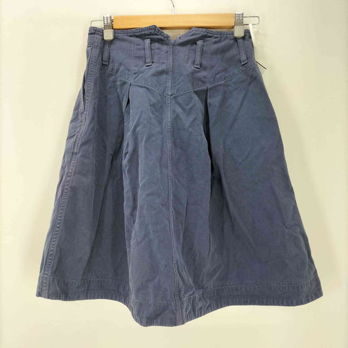 エムエイチエル MHL. WORN DRILL 2タック ミニ スカート レディース JPN:1