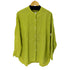 ユナイテッドアローズグリーンレーベルリラクシング UNITED ARROWS green label relaxing コルトレイクリネン バンドカラー シャツ レディース