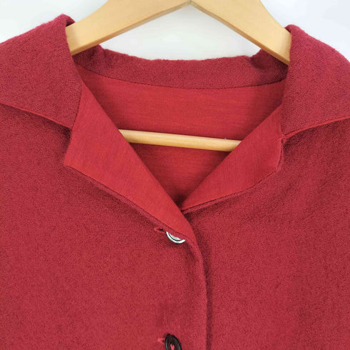 コットンハウスアヤ Cotton House Aya PICK UP オープンカラー ウール クロップド ジャケット レディース JPN:M