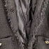 ザラ ZARA ツイード ボタンレス ノーカラー テーラードジャケット レディース import:M