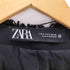 ザラ ZARA ツイード ボタンレス ノーカラー テーラードジャケット レディース import:M