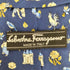サルヴァトーレフェラガモ Salvatore Ferragamo イタリア製 総柄シルクネクタイ メンズ