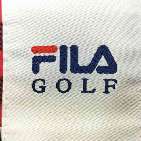 フィラ ゴルフ FILA GOLF チェック柄 裏地フリーズ ジップアップ ブルゾン メンズ LL