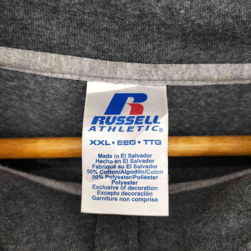 ラッセルアスレチック RUSSELL ATHLETIC フロントロゴ ハーフジップトレーナー メンズ import:XXL