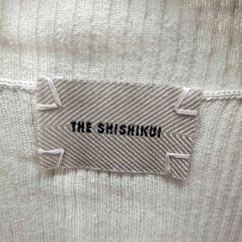THE SHISHIKUI ハイネック ノースリーブ コットンリブニット レディース FREE