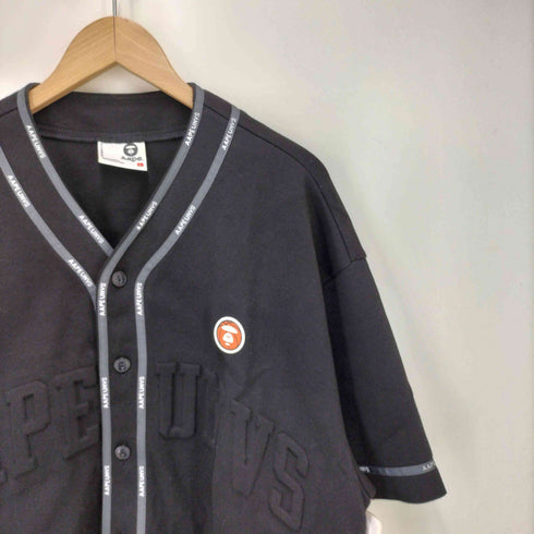 エーエイプバイアベイシングエイプ AAPE BY A BATHING APE BASEBALL SHIRT TEE メンズ JPN:L