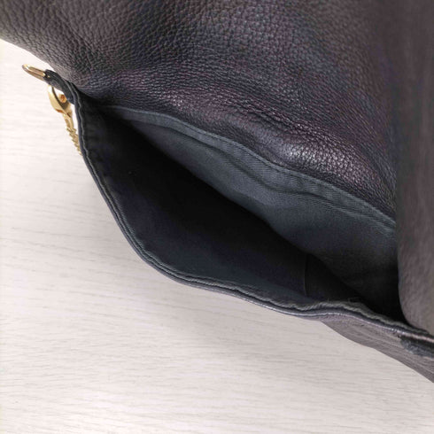 ザディグエヴォルテール ZADIG&VOLTAIRE スタッズデザインチェーンレザーショルダーバッグ レディース