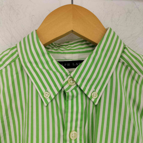 ラルフローレン RALPH LAUREN ストライプボタンダウンシャツ レディース JPN:11号