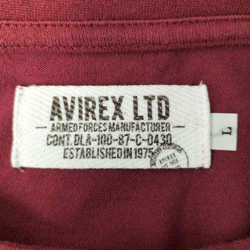 アヴィレックス AVIREX U.S.A.F FLY HV-A 75 L/Sカットソー メンズ JPN:L