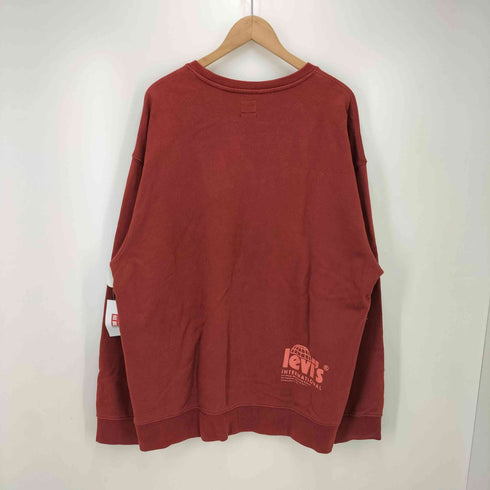 リーバイス Levis RELAXED ロゴプリント クルーネックスウェット メンズ JPN:L
