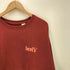 リーバイス Levis RELAXED ロゴプリント クルーネックスウェット メンズ JPN:L