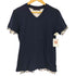 エーケイエム AKM S-S HAND STITCH V-CECK Tシャツ メンズ JPN:M