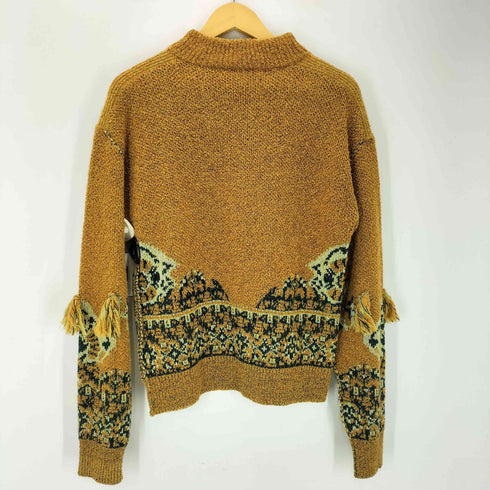 トーガプルラ TOGA PULLA Rug jacquard knit pullover ラグジャガードニットプルオーバー レディース 36