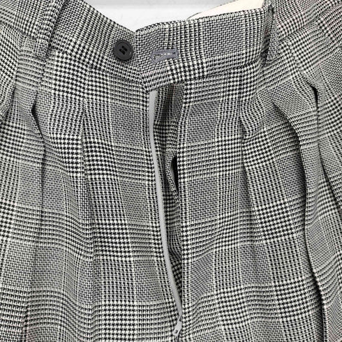 ケンゾーパリス KENZO PARIS 90s-00s 2タック チェック柄 ウールスラックス メンズ JPN:2