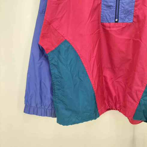 ナイキ NIKE 90S 銀タグ ナイロンアノラックパーカー クレイジーパターン レディース JPN:M