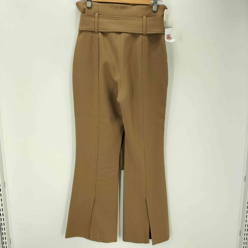 メゾンスペシャル MAISON SPECIAL ハイウエスト センタースリット パンツ レディース 38