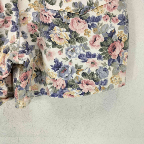 PARTINERS MADE IN USA ボタニカル柄ハーフパンツ レディース 12
