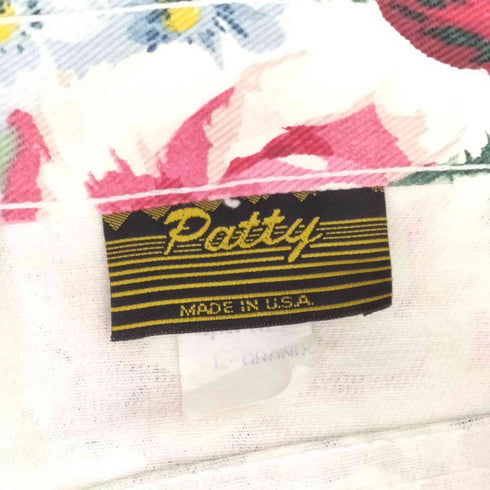 PATTY MADE IN USA ボタニカル柄ハーフパンツ レディース L
